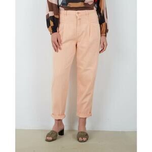 Closed Denim Pearl Jeans Wild Rose 31 Ballon Tapered High Waisted Pleated